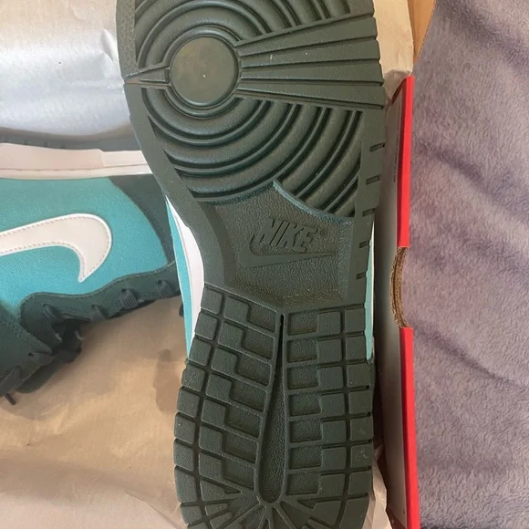 Nike dunk hi size 14 new pro green/teal mariners - Picture 9 of 9